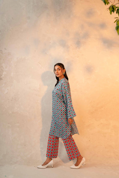 Nishat Linen - 2 Piece - Printed Suit - 42303328