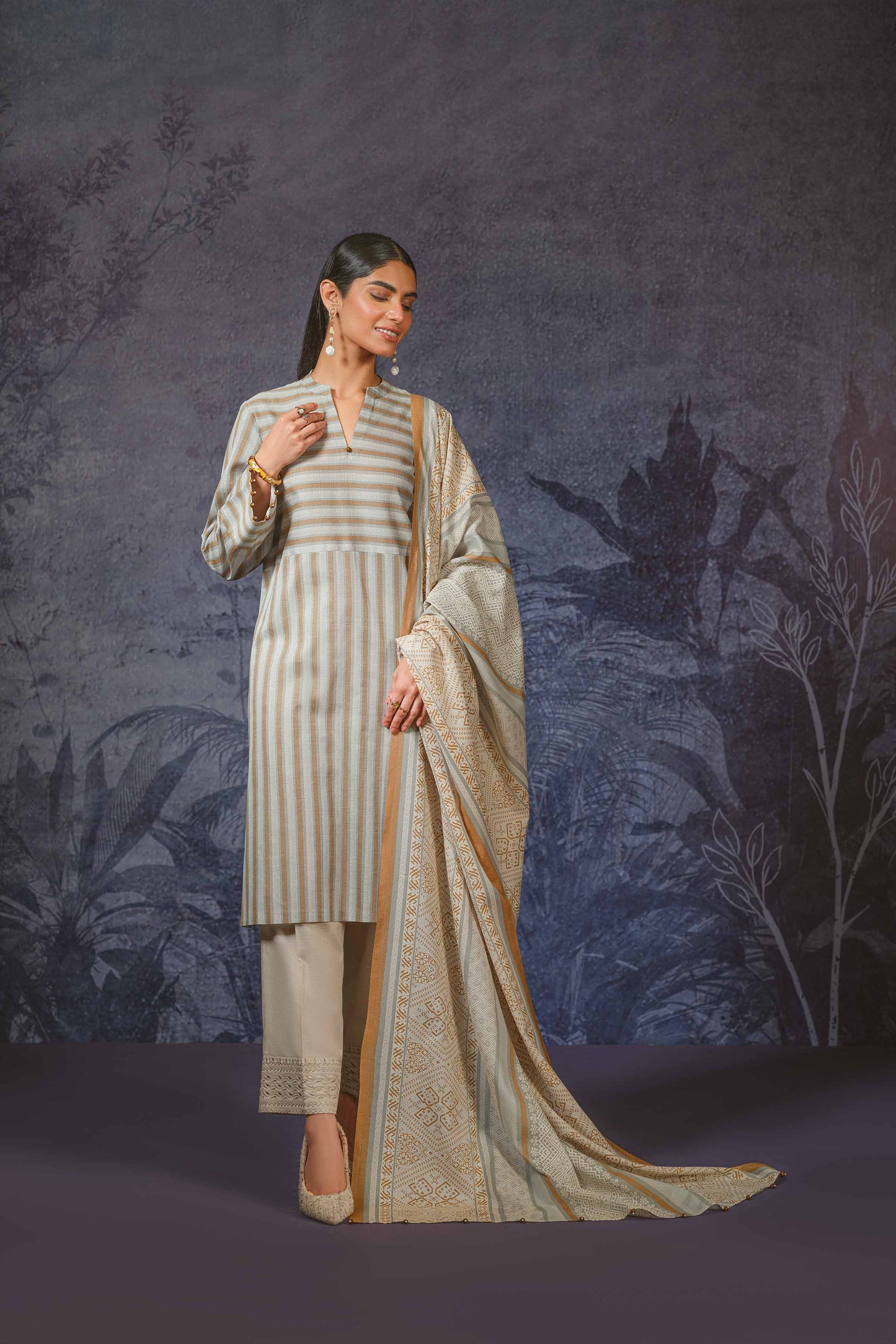 Nishat Linen - 2 Piece - Printed Suit - 42303344