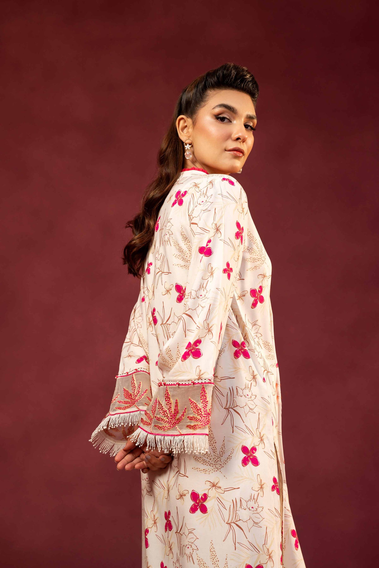 Nishat Linen - 2 Piece - Printed Embroidered Suit - 42303346