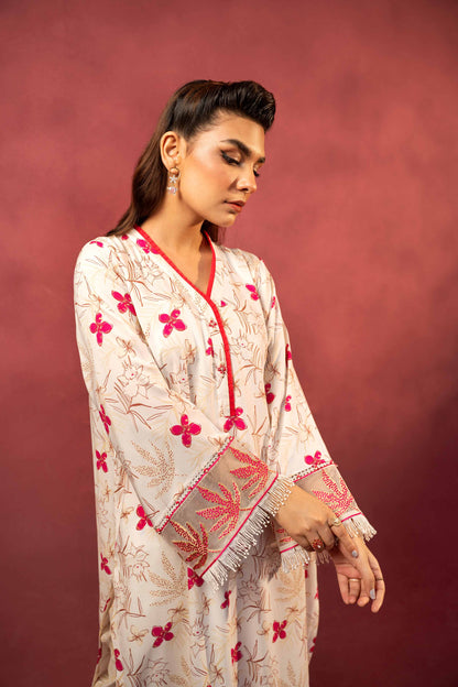 Nishat Linen - 2 Piece - Printed Embroidered Suit - 42303346