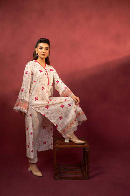 Nishat Linen - 2 Piece - Printed Embroidered Suit - 42303346