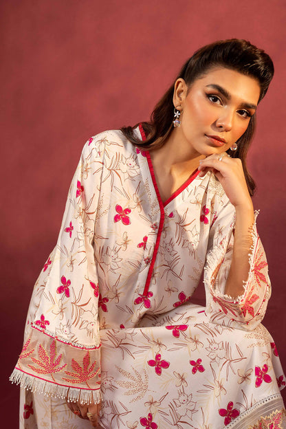 Nishat Linen - 2 Piece - Printed Embroidered Suit - 42303346