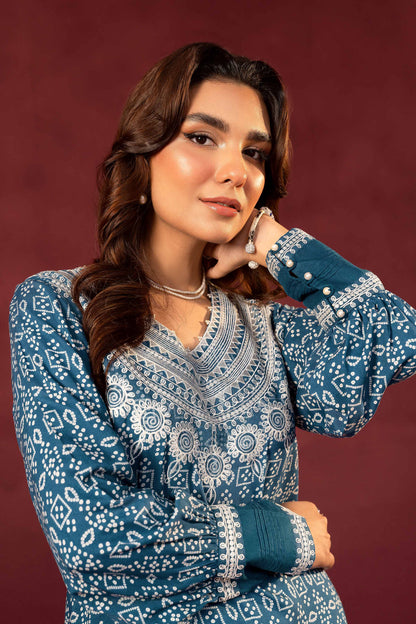 Nishat Linen - 2 Piece - Printed Embroidered Suit - 42303347