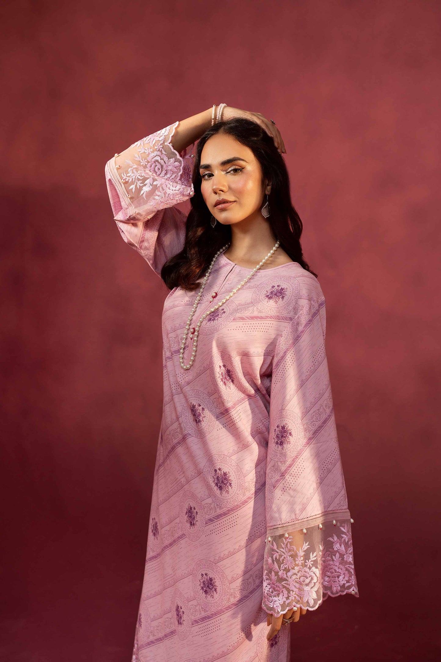 Nishat Linen - 2 Piece - Printed Embroidered Suit - 42303348