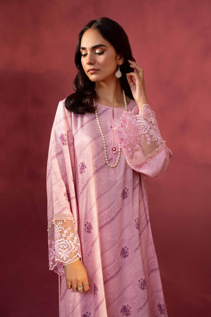 Nishat Linen - 2 Piece - Printed Embroidered Suit - 42303348