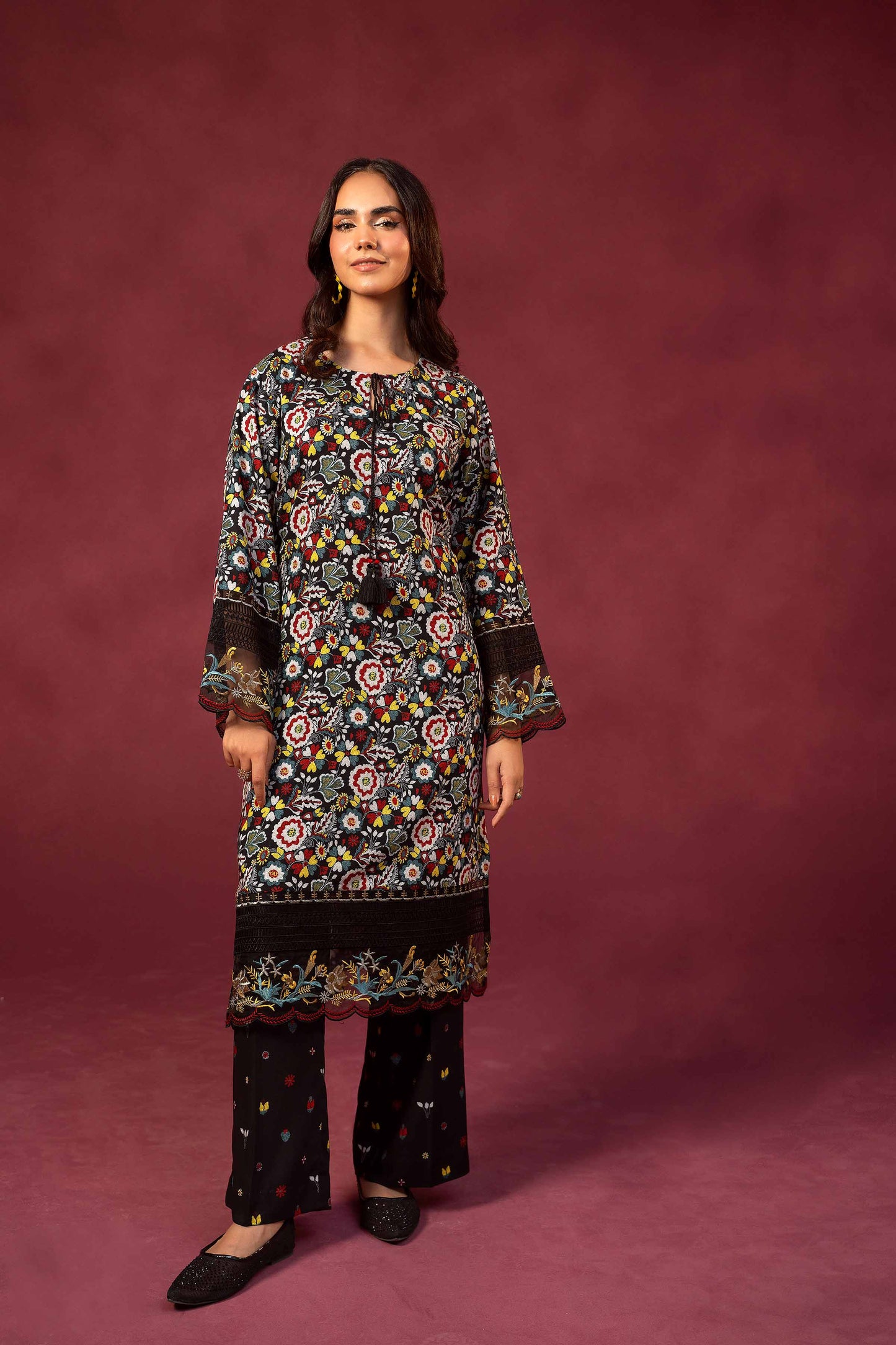 Nishat Linen - 2 Piece - Printed Embroidered Suit - 42303349