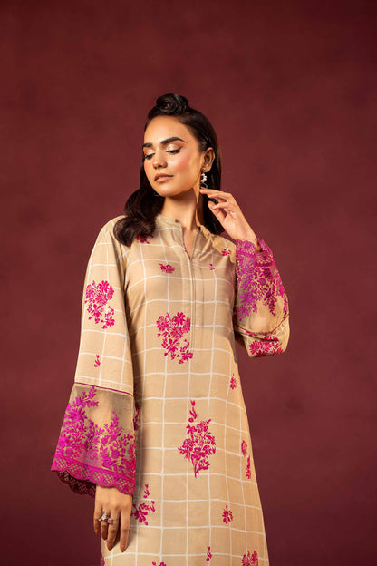 Nishat Linen - 2 Piece - Printed Embroidered Suit - 42303351