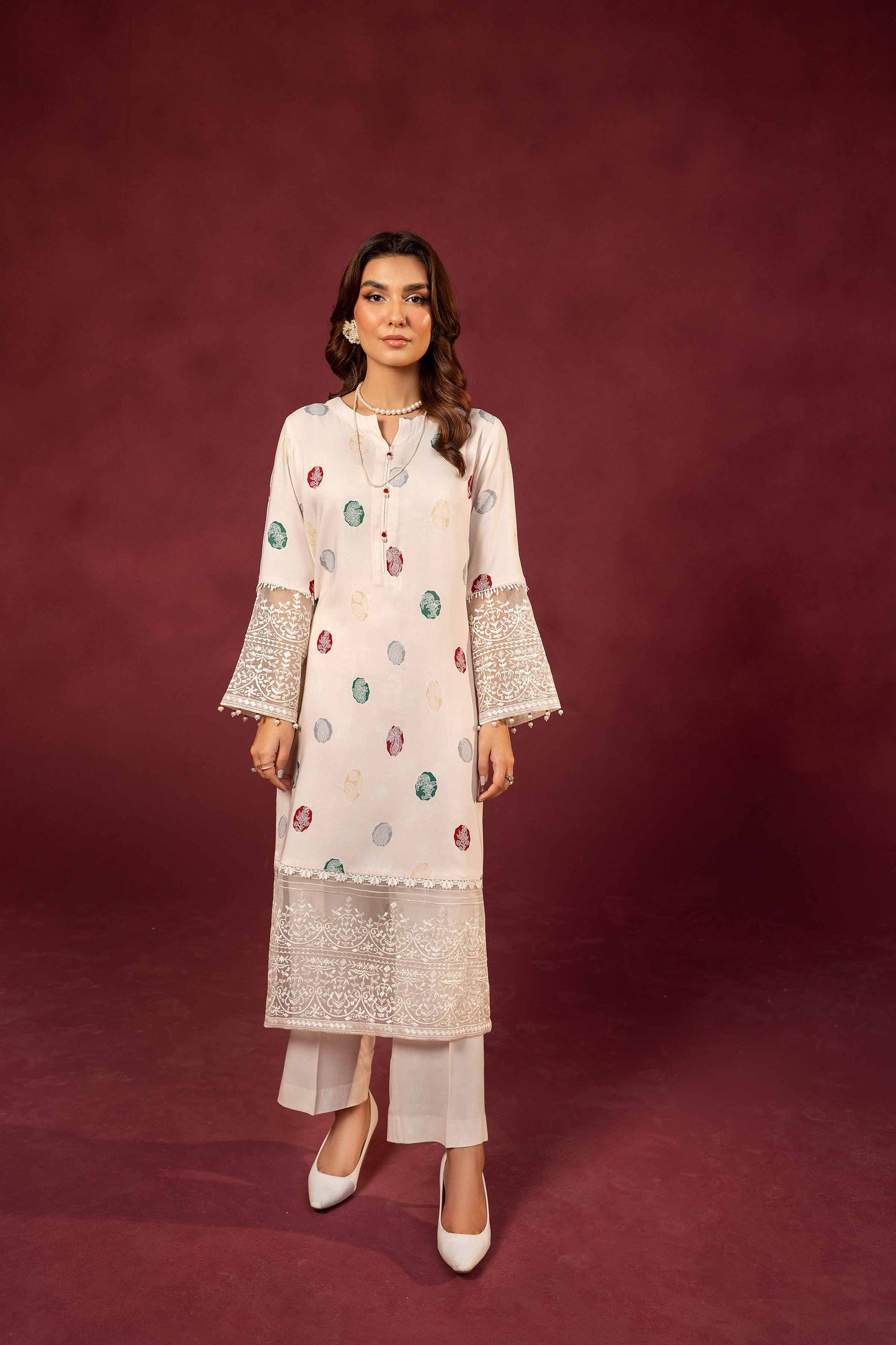 Nishat Linen - 2 Piece - Printed Embroidered Suit - 42303352