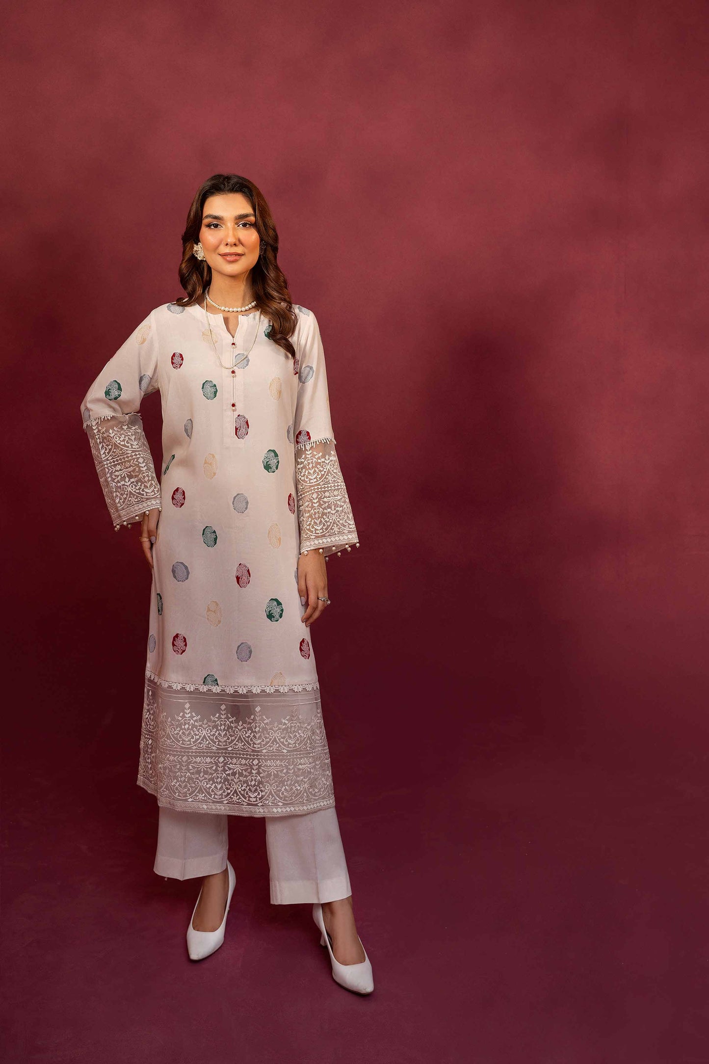 Nishat Linen - 2 Piece - Printed Embroidered Suit - 42303352