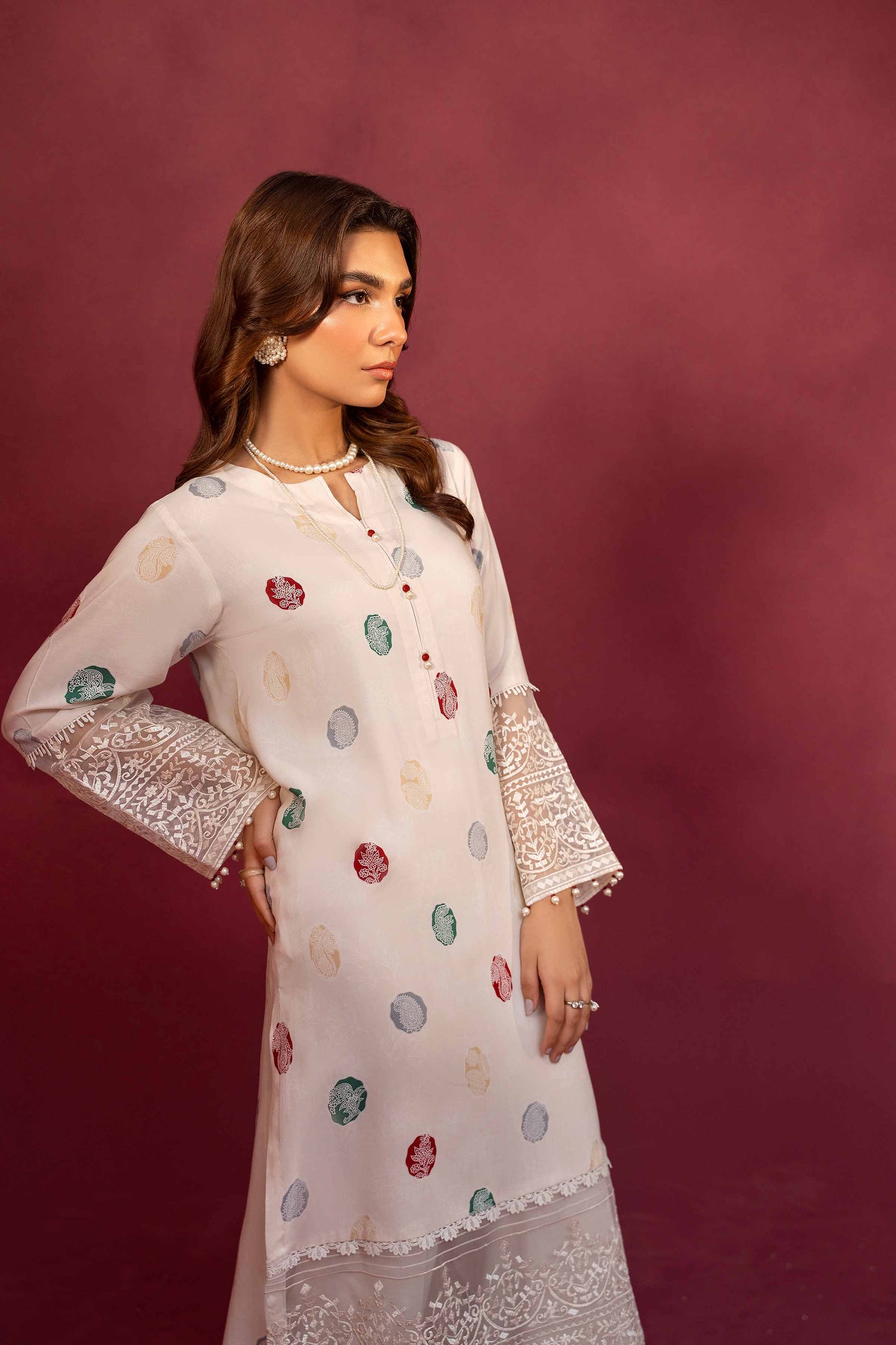 Nishat Linen - 2 Piece - Printed Embroidered Suit - 42303352