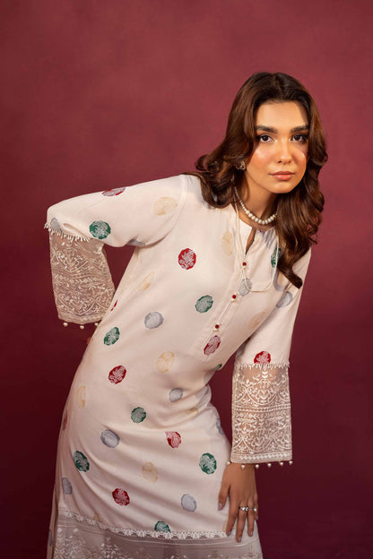 Nishat Linen - 2 Piece - Printed Embroidered Suit - 42303352