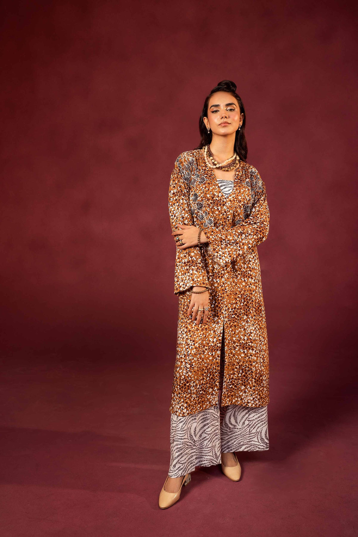 Nishat Linen - 2 Piece - Printed Embroidered Suit - 42303353