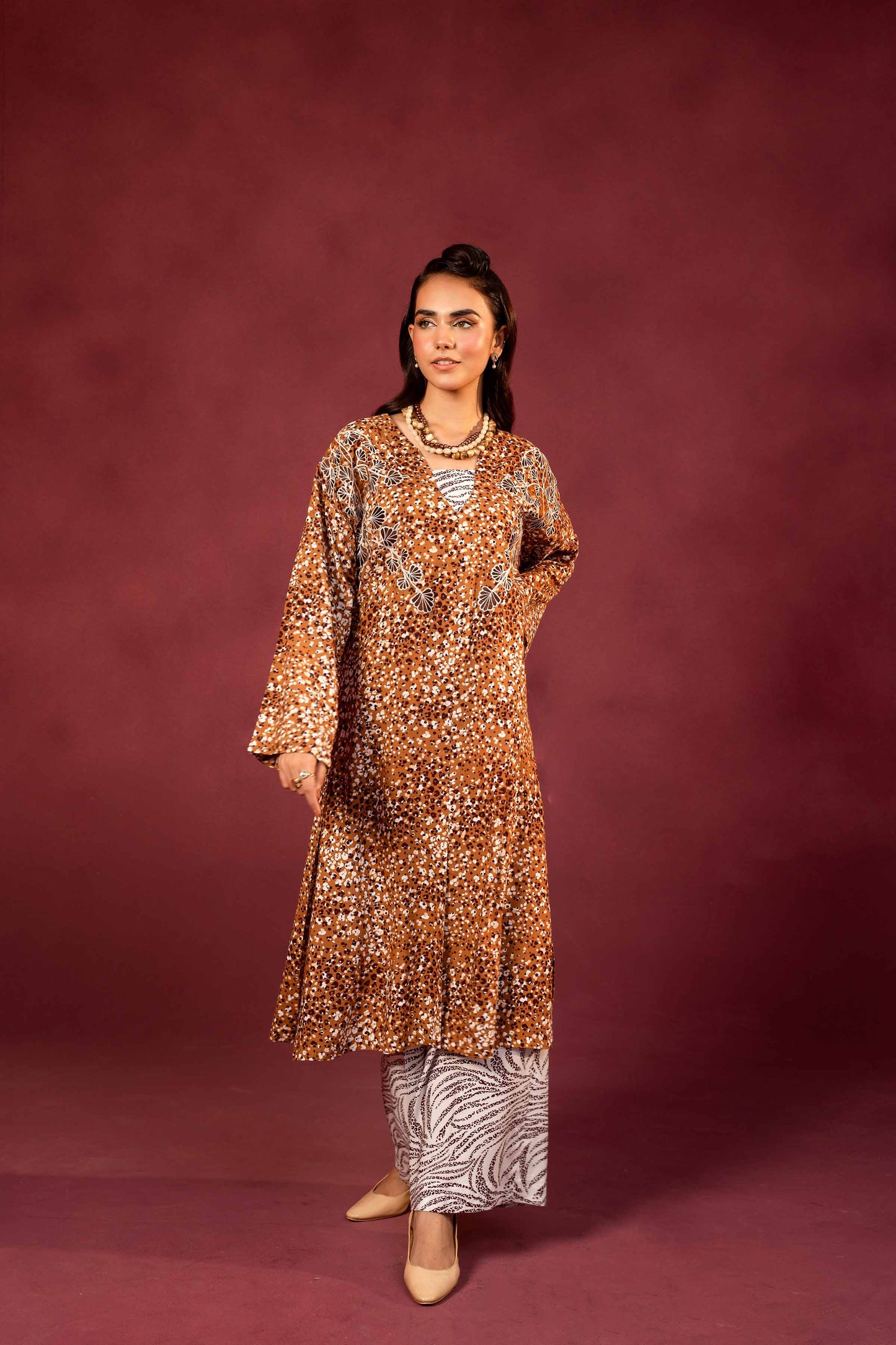 Nishat Linen - 2 Piece - Printed Embroidered Suit - 42303353