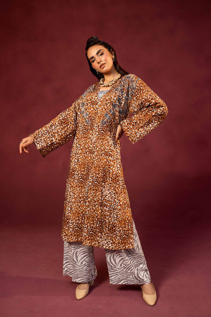 Nishat Linen - 2 Piece - Printed Embroidered Suit - 42303353