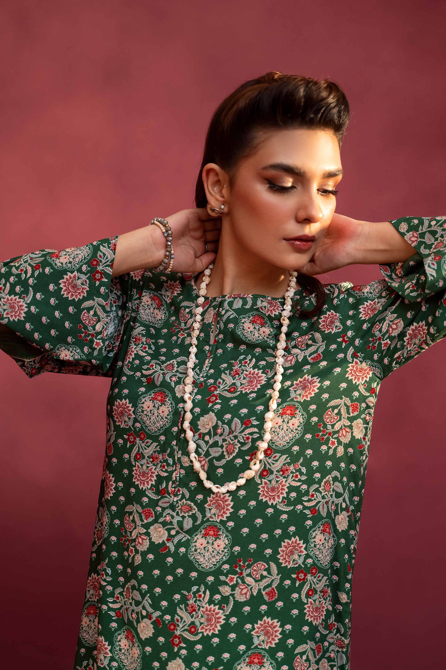 Nishat Linen - 2 Piece - Printed Embroidered Suit - 42303355