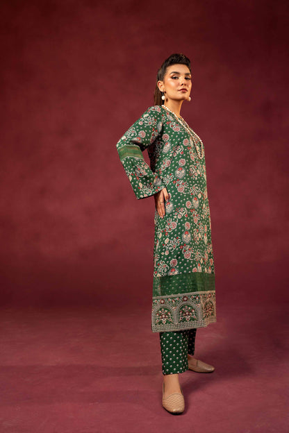 Nishat Linen - 2 Piece - Printed Embroidered Suit - 42303355