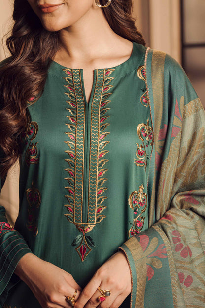 Nishat Linen - 3 Piece - Embroidered Suit - 42303376