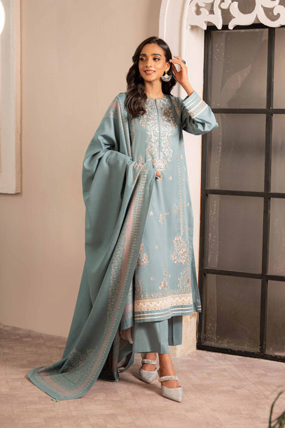 Nishat Linen - 3 Piece - Embroidered Suit - 42303377