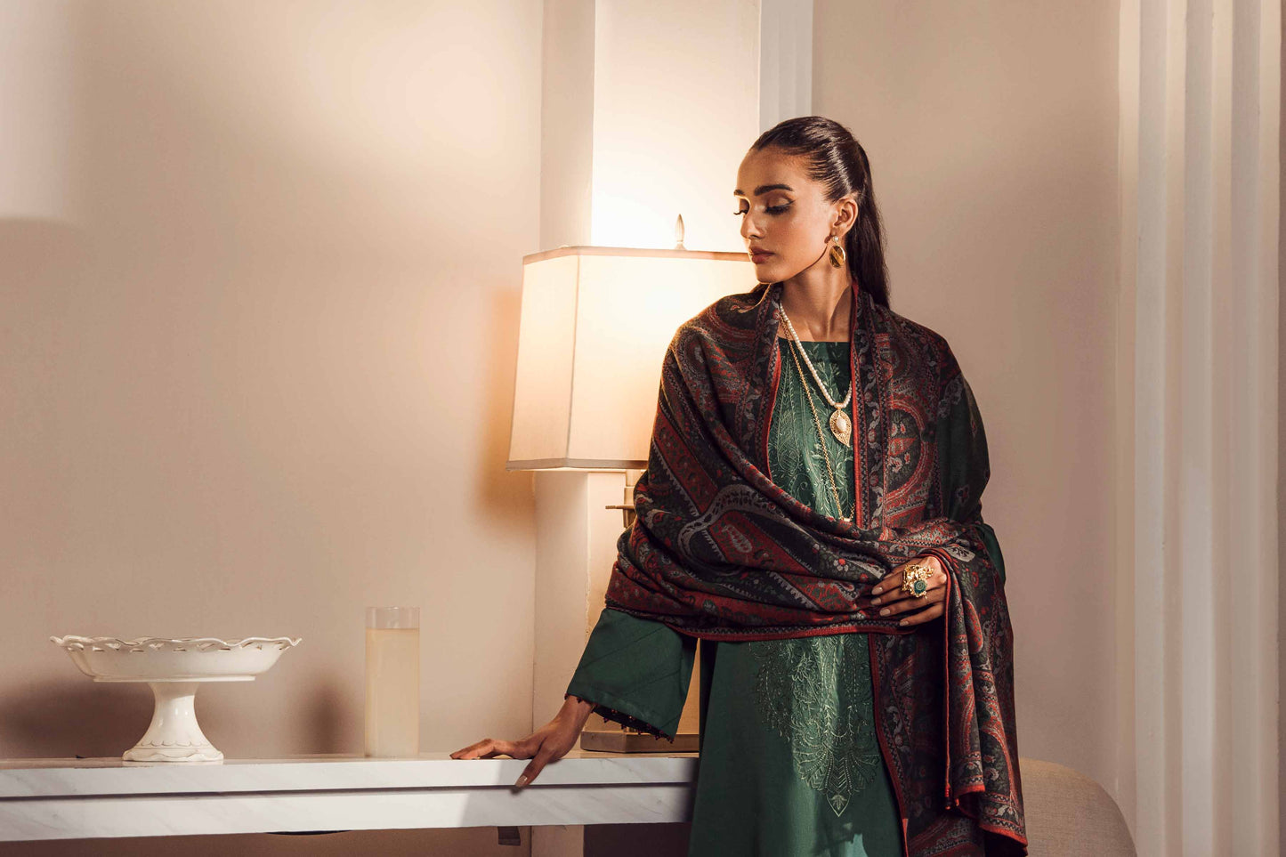 Nishat Linen - 3 Piece - Embroidered Suit - 42303380