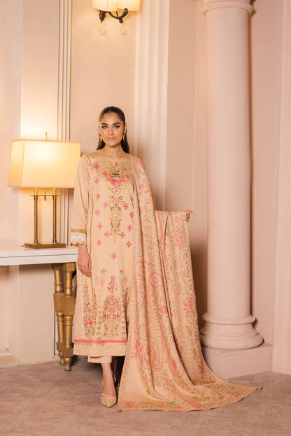 Nishat Linen - 3 Piece - Embroidered Suit - 42303383