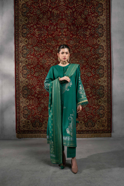 Nishat Linen - 3 Piece - Jacquard Suit - 42303387