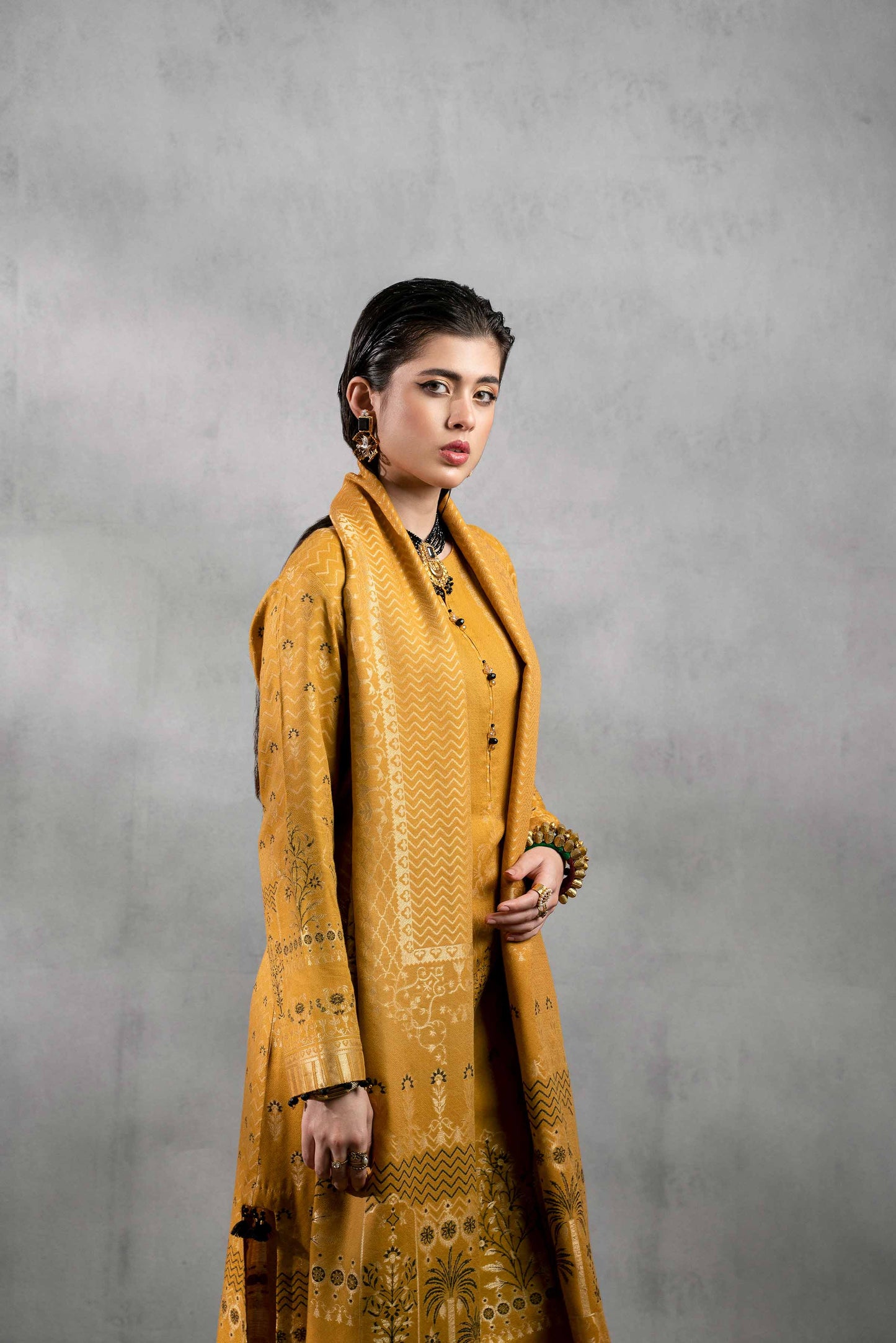 Nishat Linen - 3 Piece - Jacquard Suit - 42303388