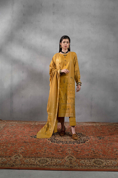 Nishat Linen - 3 Piece - Jacquard Suit - 42303388