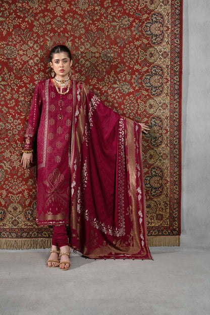 Nishat Linen - 3 Piece - Jacquard Suit - 42303390