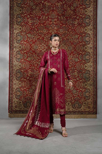 Nishat Linen - 3 Piece - Jacquard Suit - 42303390