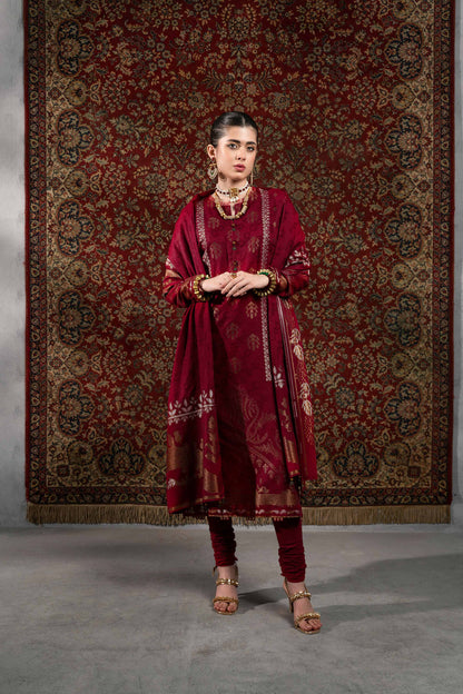 Nishat Linen - 3 Piece - Jacquard Suit - 42303390