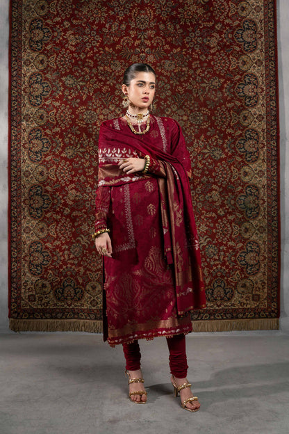 Nishat Linen - 3 Piece - Jacquard Suit - 42303390