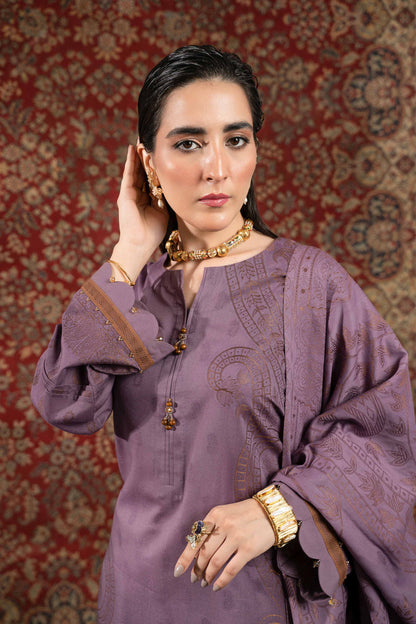 Nishat Linen - 3 Piece - Jacquard Suit - 42303392