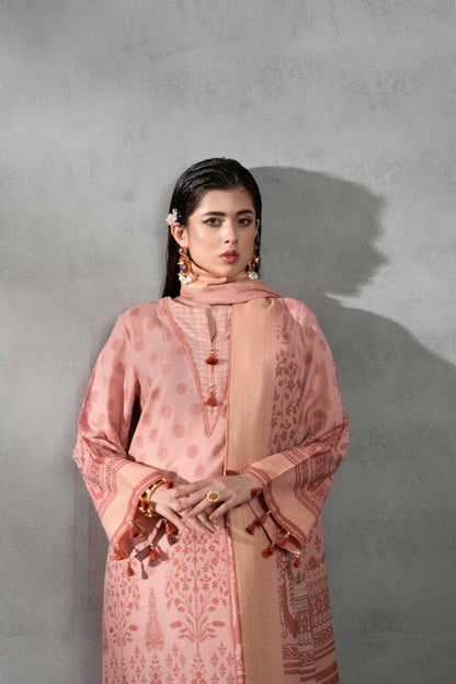 Nishat Linen - 3 Piece - Jacquard Suit - 42303393