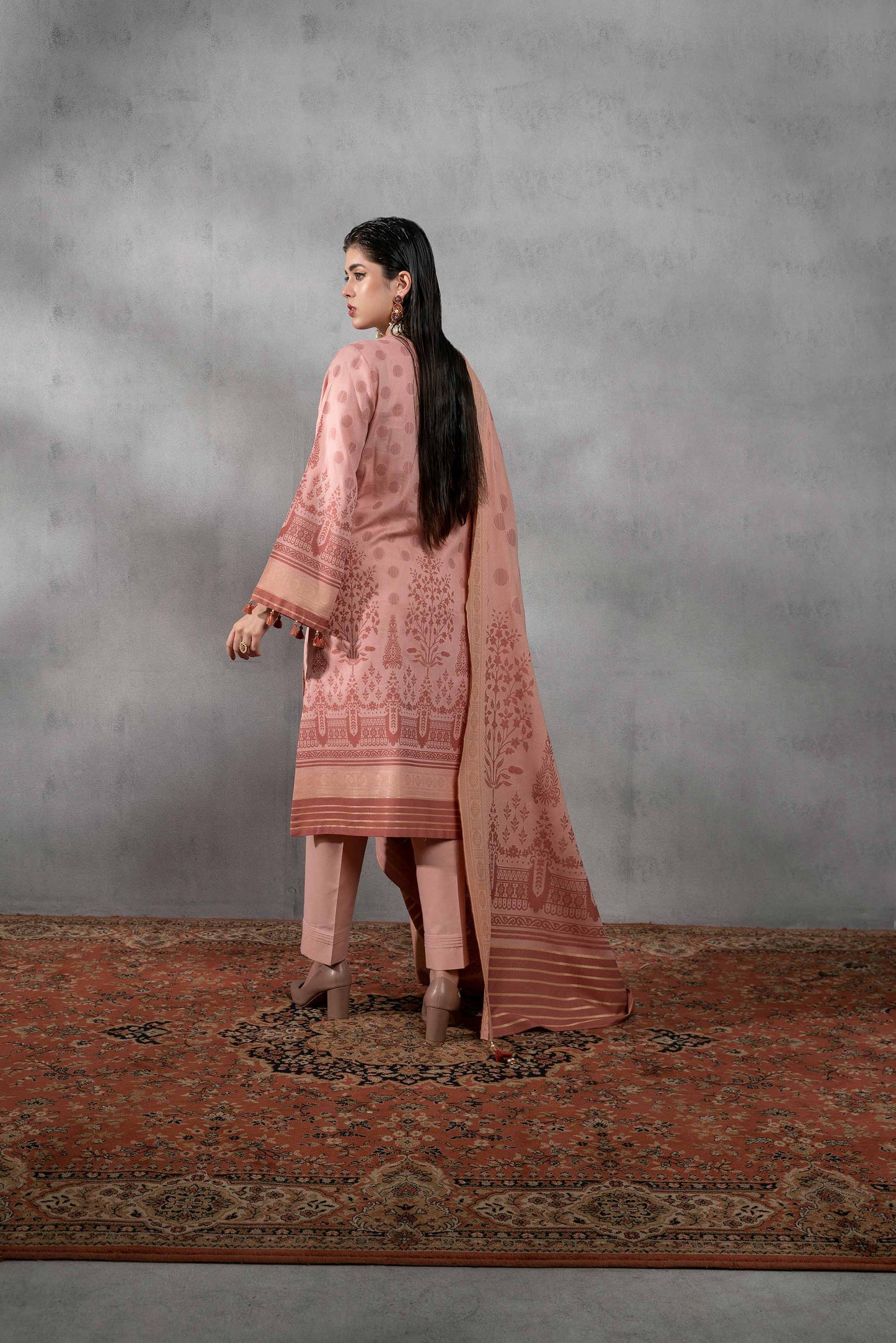 Nishat Linen - 3 Piece - Jacquard Suit - 42303393