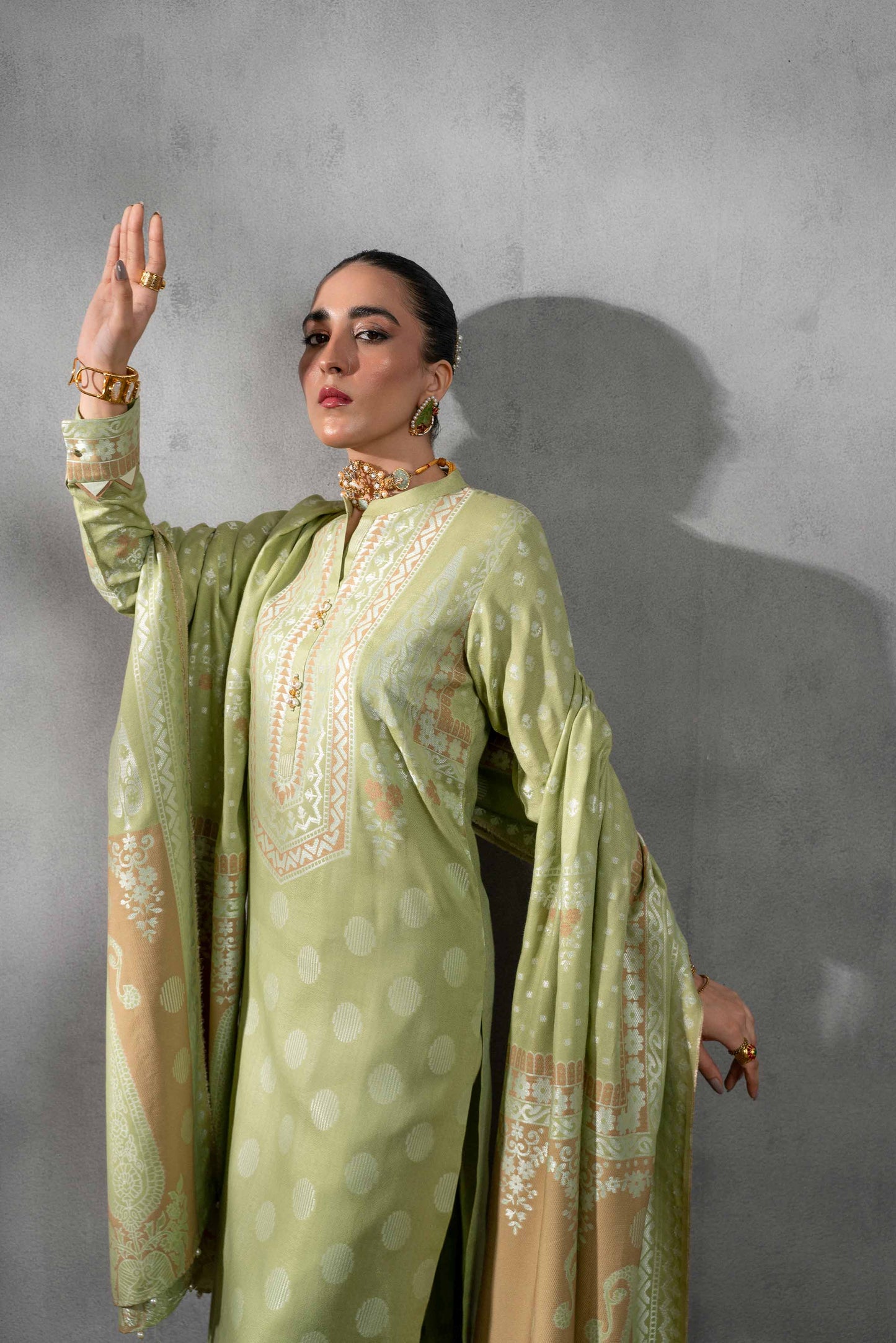 Nishat Linen - 3 Piece - Jacquard Suit - 42303395