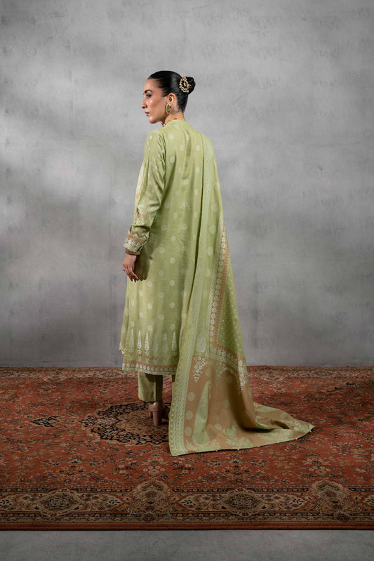 Nishat Linen - 3 Piece - Jacquard Suit - 42303395