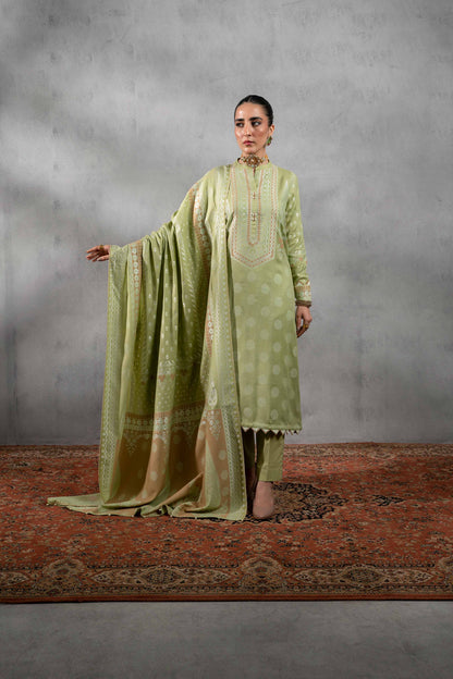 Nishat Linen - 3 Piece - Jacquard Suit - 42303395