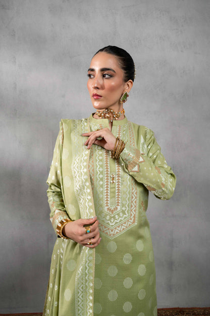 Nishat Linen - 3 Piece - Jacquard Suit - 42303395