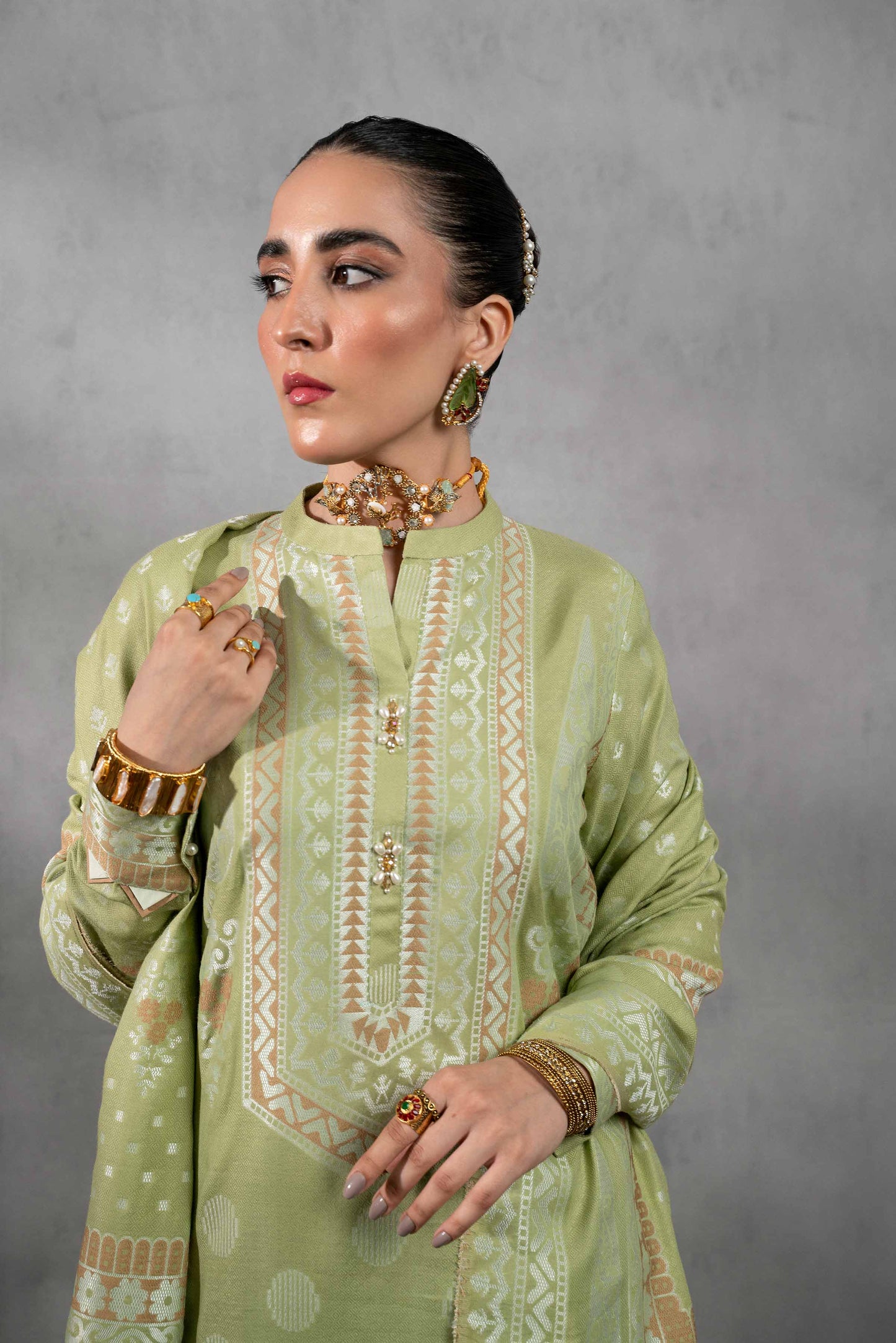 Nishat Linen - 3 Piece - Jacquard Suit - 42303395