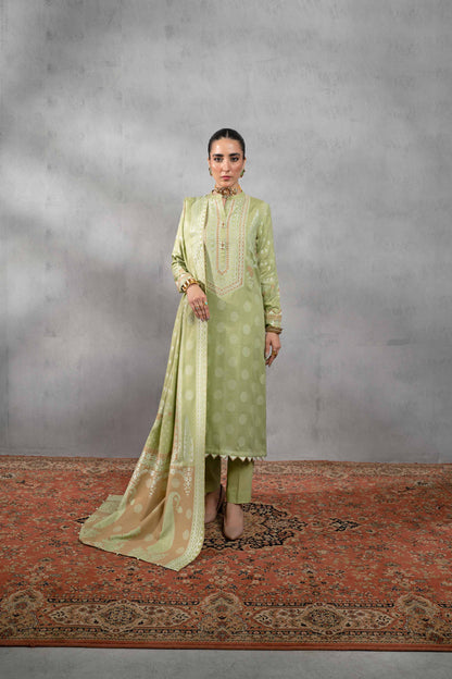 Nishat Linen - 3 Piece - Jacquard Suit - 42303395