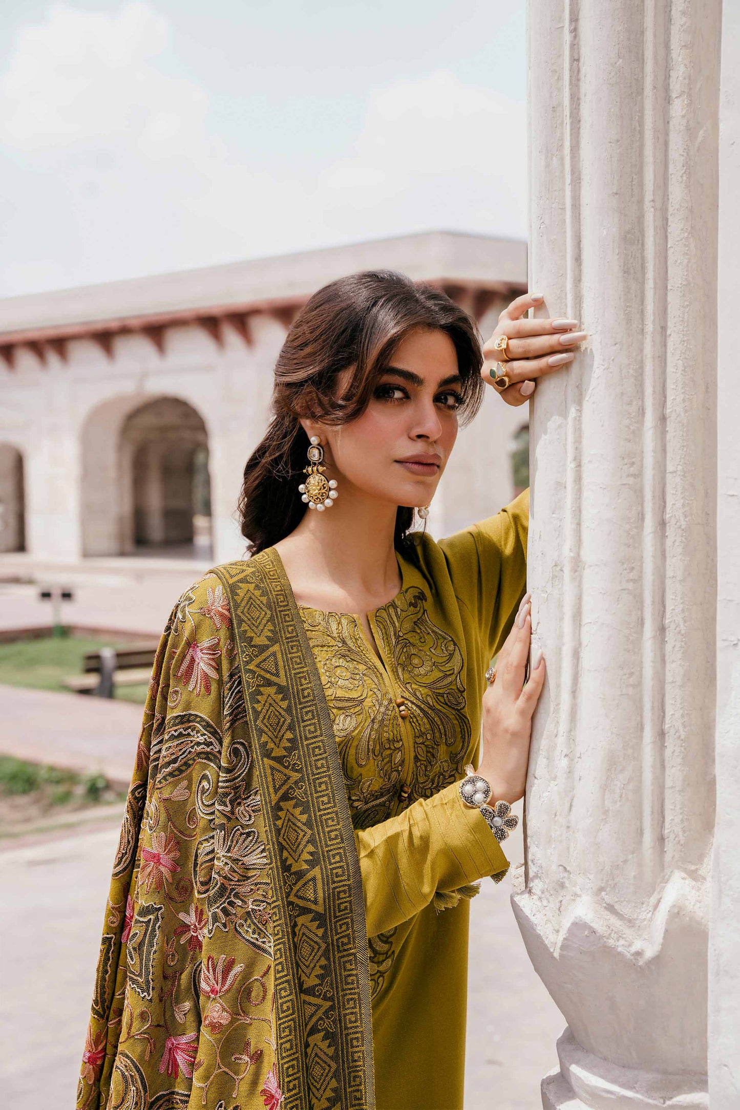 Nishat Linen - 3 Piece - Embroidered Suit - 42303396