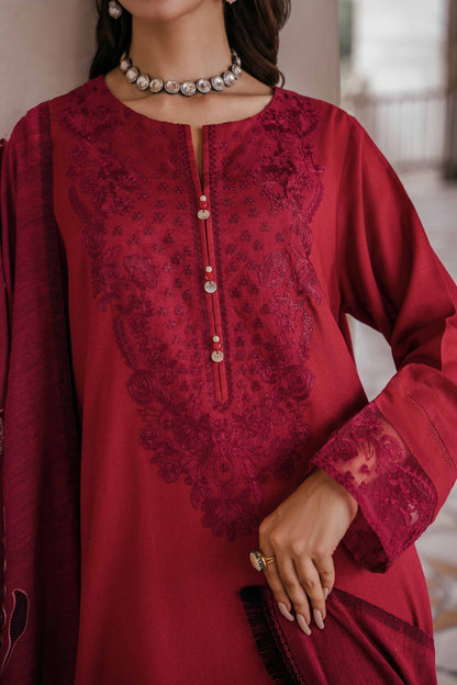 Nishat Linen - 3 Piece - Embroidered Suit - 42303402