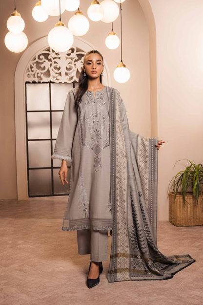 Nishat Linen - 3 Piece - Embroidered Suit - 42303418