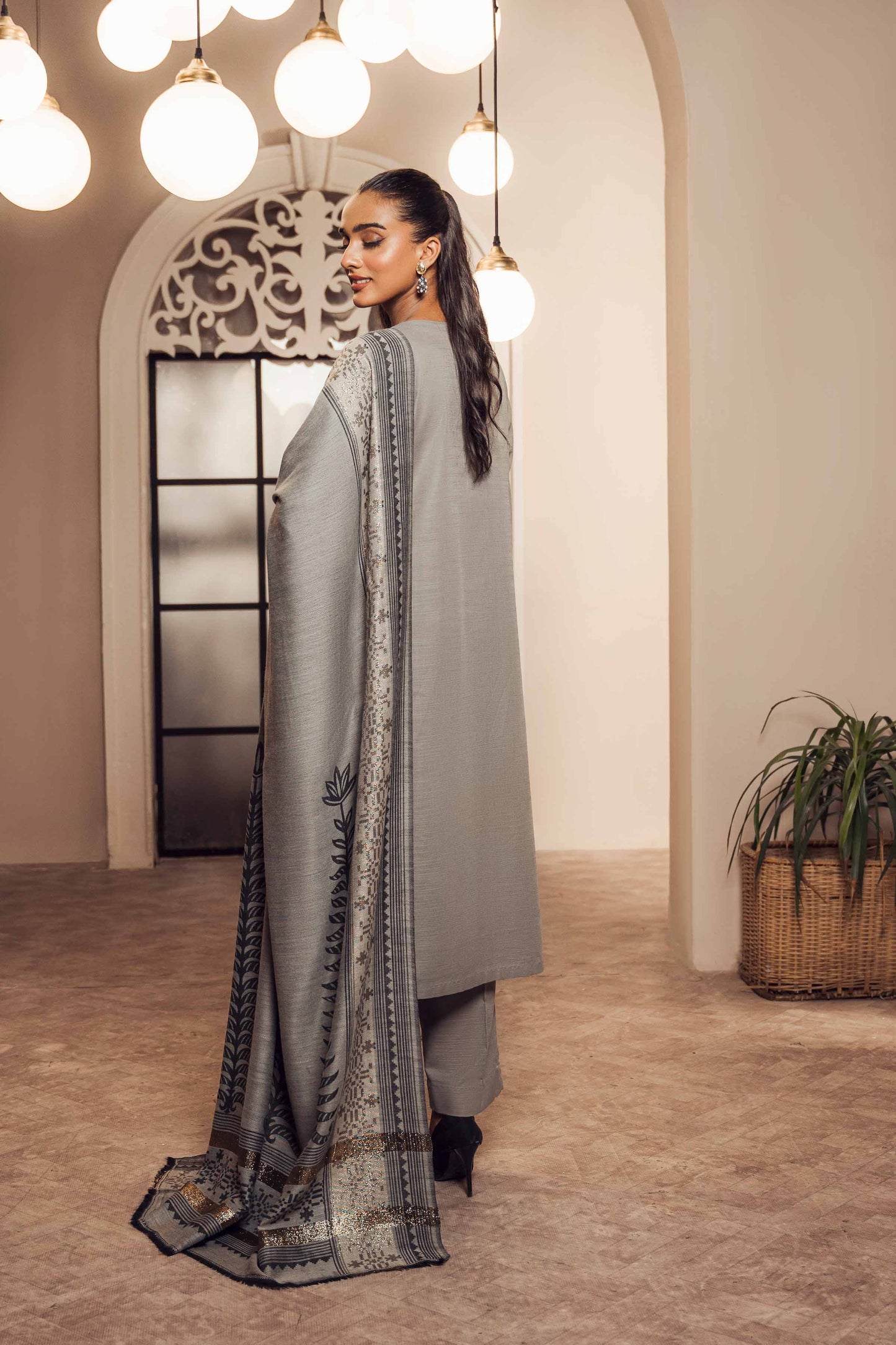 Nishat Linen - 3 Piece - Embroidered Suit - 42303418