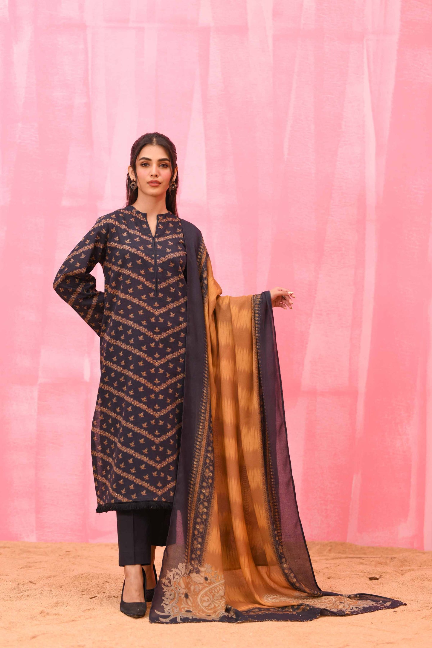 Nishat Linen - 3 Piece - Printed Suit - 42303426