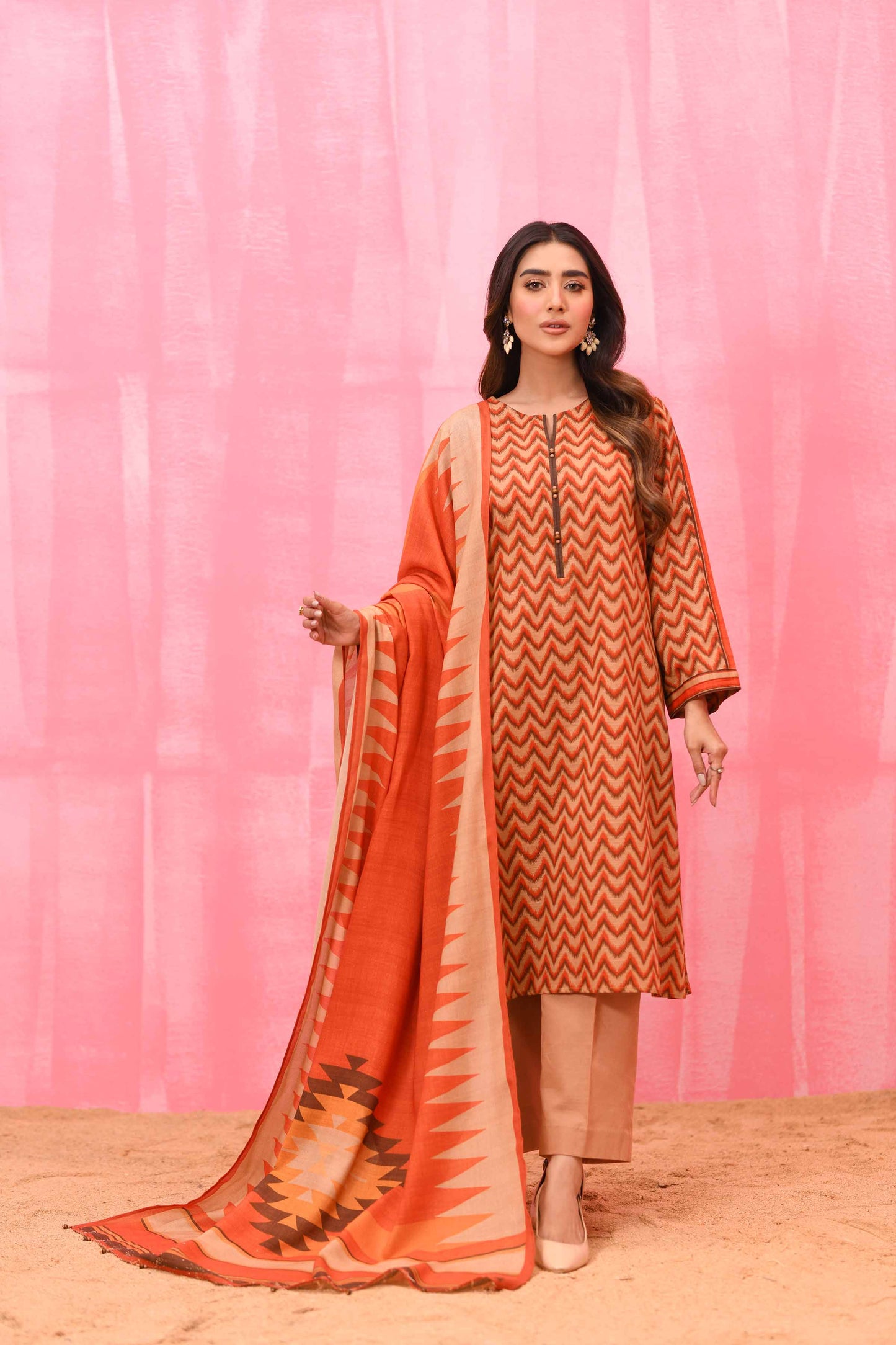 Nishat Linen - 3 Piece - Printed Suit - 42303429