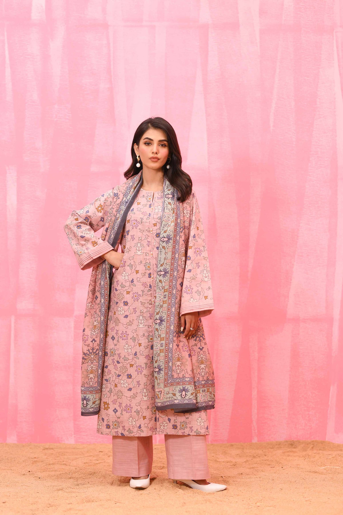 Nishat Linen - 3 Piece - Printed Suit - 42303430