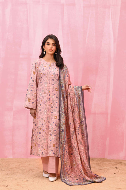 Nishat Linen - 3 Piece - Printed Suit - 42303430