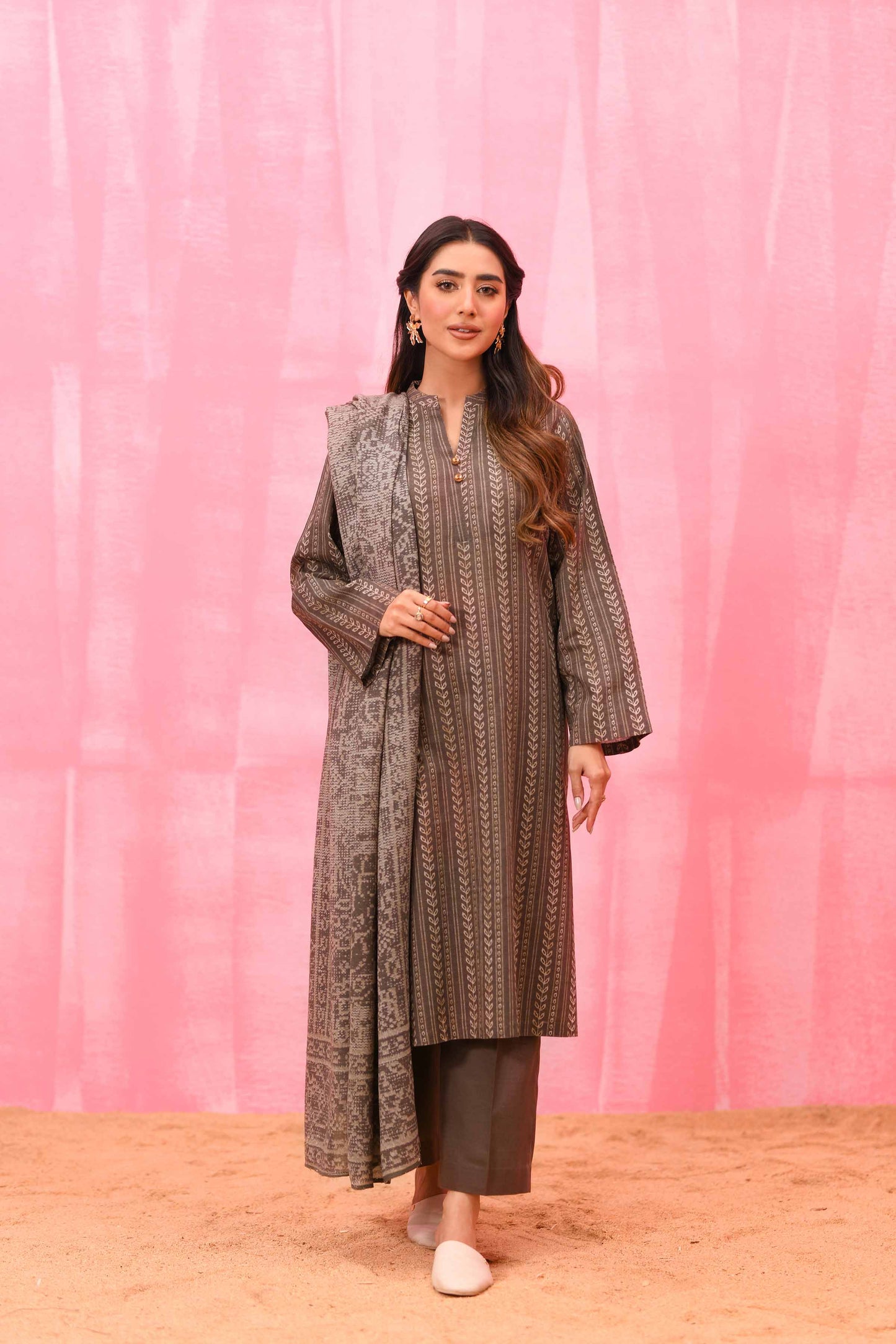 Nishat Linen - 3 Piece - Printed Suit - 42303431