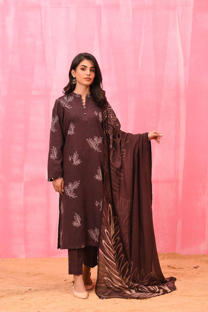 Nishat Linen - 3 Piece - Printed Suit - 42303433